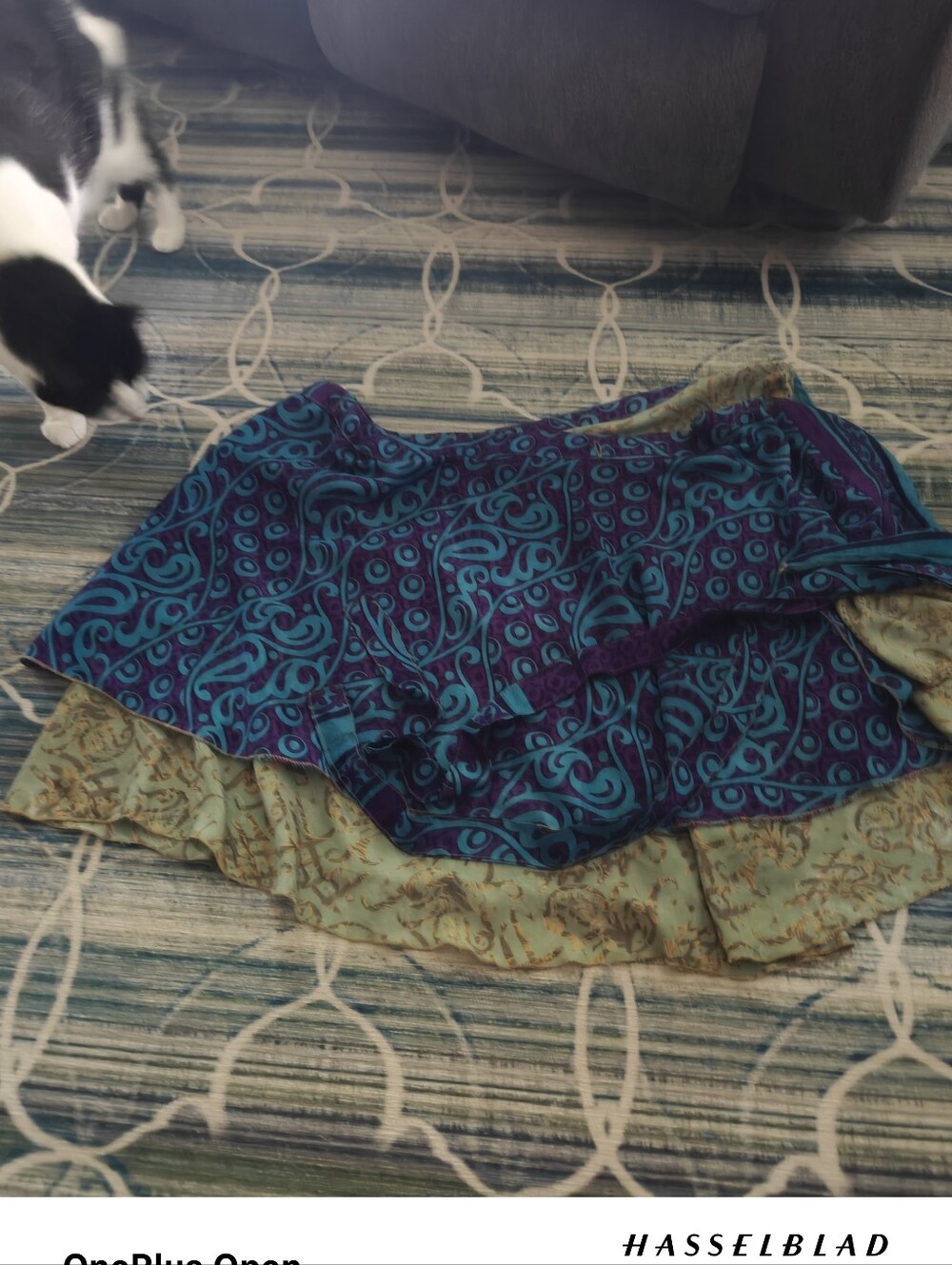Sari Knee Length Wrap Skirt